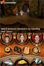 In game image of Journey To The Center Of The Earth on the Nintendo DS.