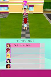 In game image of Lego Friends on the Nintendo DS.