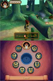 In game image of Lego Legends Of Chima - Le Voyage De Laval on the Nintendo DS.