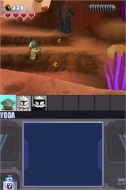 In game image of Lego Star Wars 3 - The Clone Wars on the Nintendo DS.