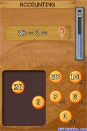 In game image of Logic Island on the Nintendo DS.