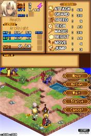 In game image of Luminous Arc on the Nintendo DS.
