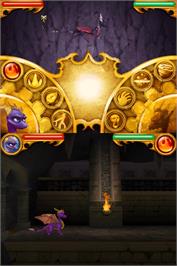 In game image of Légende De Spyro - Naissance D'un Dragon, La on the Nintendo DS.