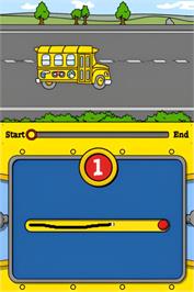 In game image of Magic School Bus - Oceans, The on the Nintendo DS.