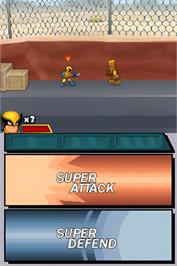 In game image of Marvel Super Hero Squad on the Nintendo DS.