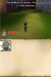 In game image of Mini Ninjas on the Nintendo DS.