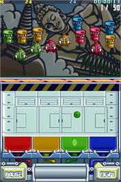 In game image of Monster Bomber on the Nintendo DS.