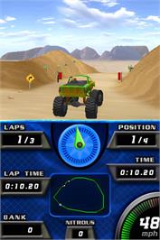 In game image of Monster Trucks Ds on the Nintendo DS.