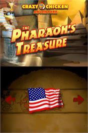 In game image of Moorhuhn Adventure - The Pharaoh's Treasure on the Nintendo DS.