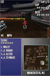 In game image of Mx Vs Atv Reflex on the Nintendo DS.