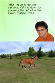In game image of My Horse And Me on the Nintendo DS.