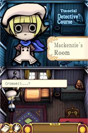 In game image of Mystery Detective on the Nintendo DS.