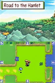 In game image of Mystery Dungeon - Shiren The Wanderer on the Nintendo DS.