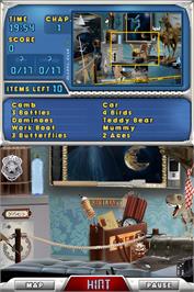 In game image of Mystery P.i. - Portrait Of A Thief on the Nintendo DS.