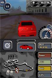 In game image of Need For Speed - Most Wanted on the Nintendo DS.