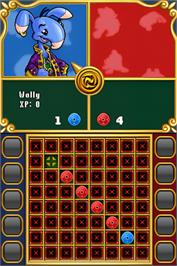 In game image of Neopets Puzzle Adventure on the Nintendo DS.