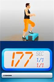 In game image of Personal Fitness For Men on the Nintendo DS.