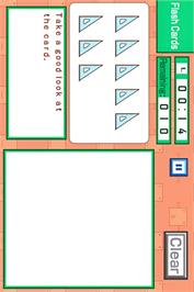 In game image of Personal Trainer - Math on the Nintendo DS.