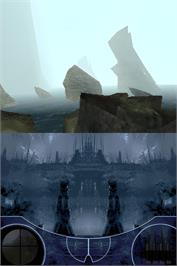 In game image of Peter Jackson's King Kong - The Official Game Of The Movie on the Nintendo DS.