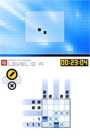 In game image of Picross Ds on the Nintendo DS.
