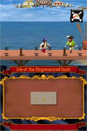 In game image of Playmobil - Pirates - Boarding! on the Nintendo DS.