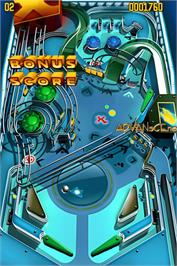In game image of Powershot Pinball Constructor on the Nintendo DS.