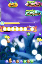 In game image of Rain Drops on the Nintendo DS.