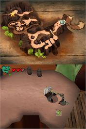 In game image of Rango on the Nintendo DS.