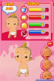 In game image of Real Stories - My Baby World on the Nintendo DS.