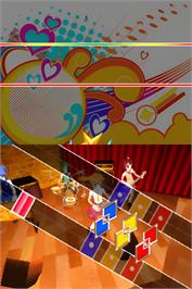 In game image of Rockin' Pretty on the Nintendo DS.