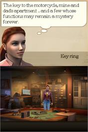 In game image of Secret Files - Tunguska on the Nintendo DS.