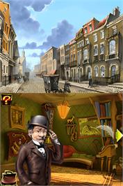 In game image of Sherlock Holmes And The Mystery Of Osborne House on the Nintendo DS.
