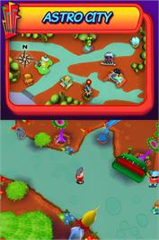 In game image of Six Flags Fun Park on the Nintendo DS.