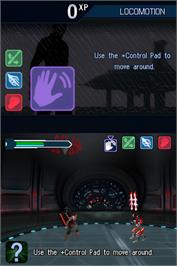 In game image of Star Wars - Le Pouvoir De La Force 2 on the Nintendo DS.