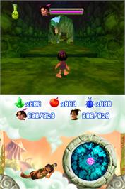 In game image of Tak - The Great Juju Challenge on the Nintendo DS.