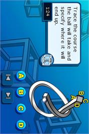 In game image of Think - Train Your Brain - Logic Trainer on the Nintendo DS.