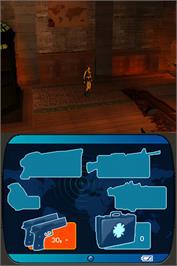In game image of Tomb Raider Underworld on the Nintendo DS.