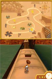 In game image of Toy Story 3 : To The Rescue! Edition on the Nintendo DS.