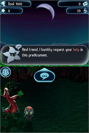 In game image of Treasure World on the Nintendo DS.