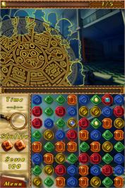 In game image of Treasures Of Montezuma, The on the Nintendo DS.