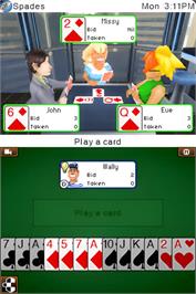 In game image of Ultimate Card Games on the Nintendo DS.