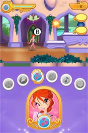 In game image of Winx Club - Saving Alfea on the Nintendo DS.
