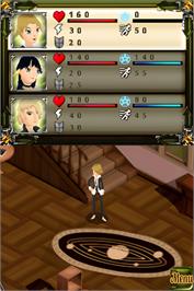 In game image of Witches And Vampires - The Secrets Of Ashburry on the Nintendo DS.