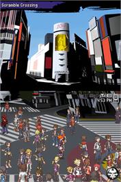 In game image of World Ends With You, The on the Nintendo DS.