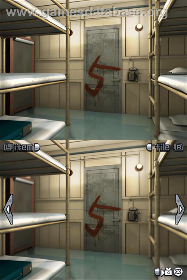 999 - Nine Hours Nine Persons Nine Doors - Nintendo DS - Artwork - In Game