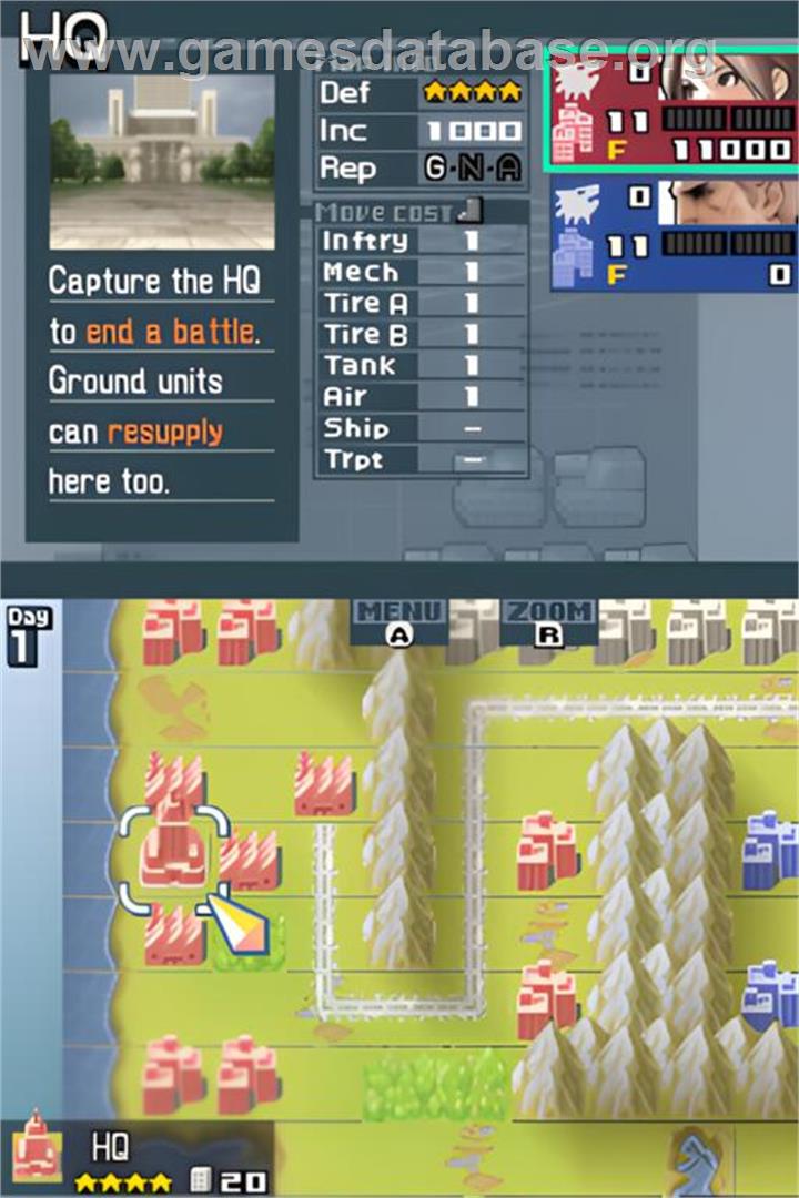 Advance Wars - Days Of Ruin - Nintendo DS - Artwork - In Game