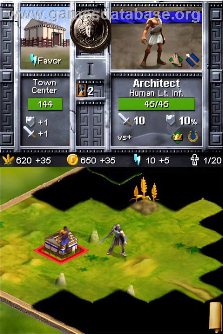 Age Of Empires - Mythologies - Nintendo DS - Artwork - In Game