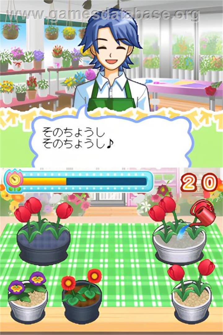 Akogare Girls Collection - Ohanaya-san Monogatari - Nintendo DS - Artwork - In Game