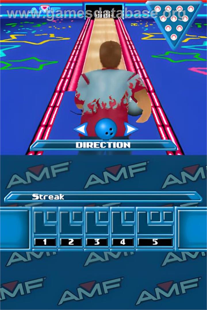 Amf Bowling Pinbusters! - Nintendo DS - Artwork - In Game