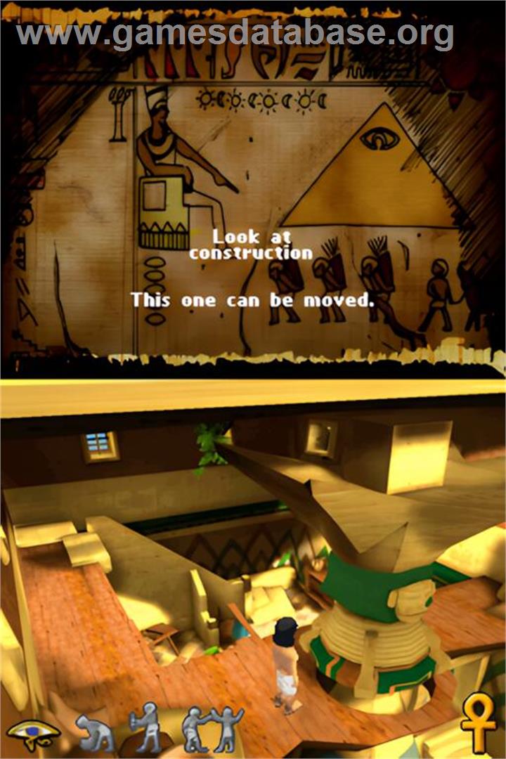 Ankh - La Malediction Du Roi Scarabee - Nintendo DS - Artwork - In Game